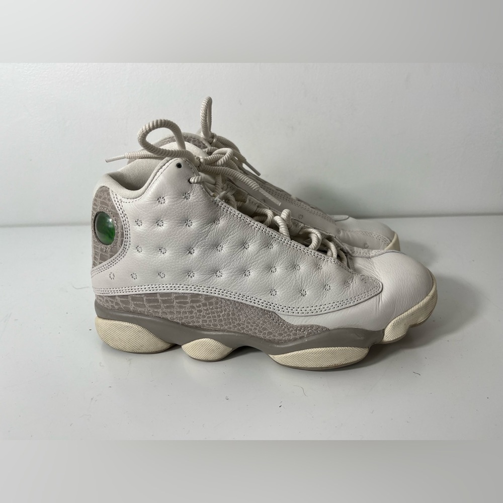 Nike Air Jordan 13 Womens Size 7 RETRO PHANTOM AQ1757-004 Snakeskin White Grey